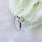 Classic Solitaire Moissanite Engagement Ring