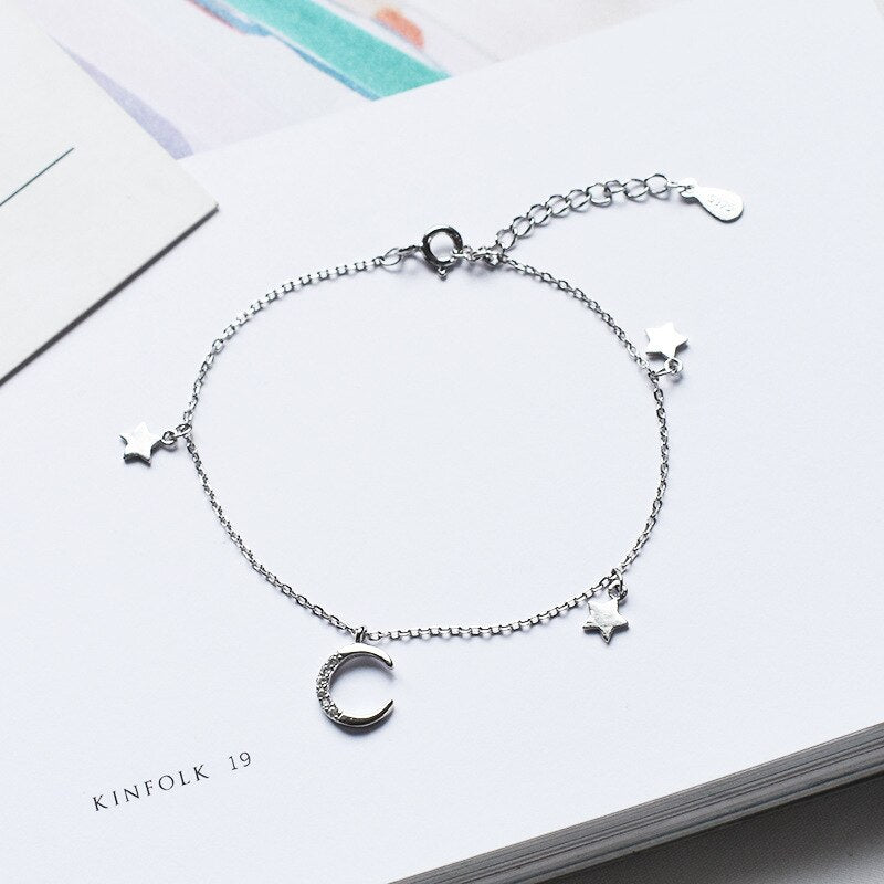 Star & Moon Charm Bracelet