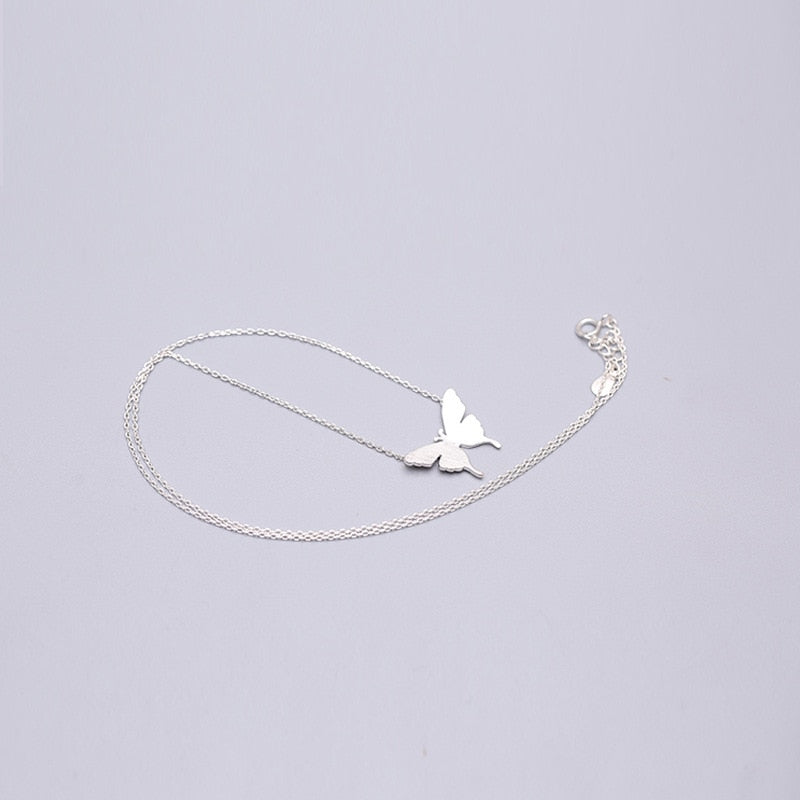 MInimalist Butterfly Pendant Necklace